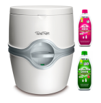 Toaleta turystyczna 565E + Aqua Kem Green 750 ml + Aqua Rinse Plus 750 ml